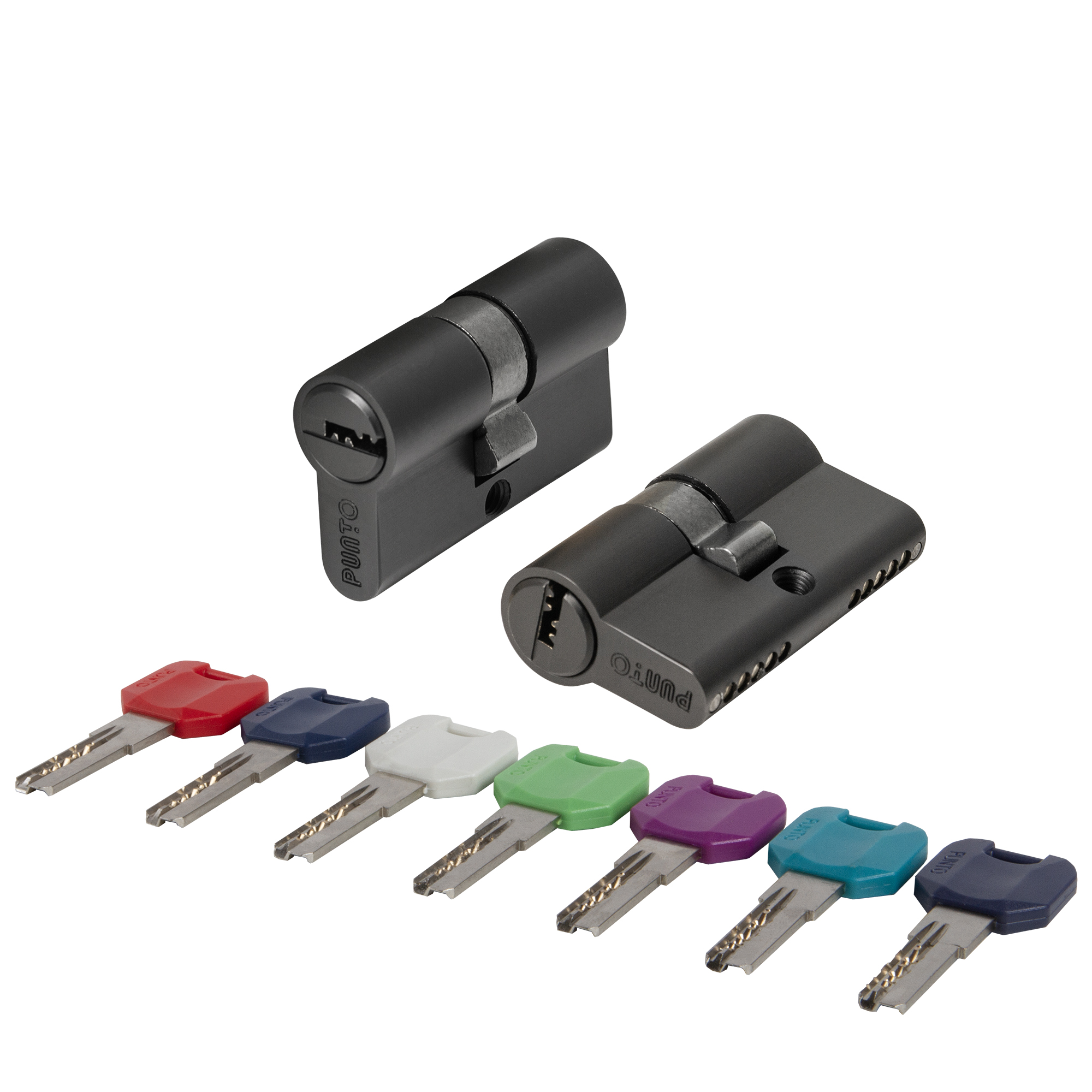 Цилиндр Punto (Пунто) MaxPro7000Key 52mm (21+10+21) BL черный 7key