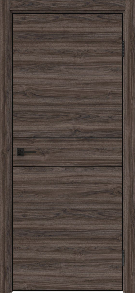 Dorsum-Eco 12.2, Экошпон Орех Пекан шоколад-602 H, AL-кромка черная с 4-х сторон
