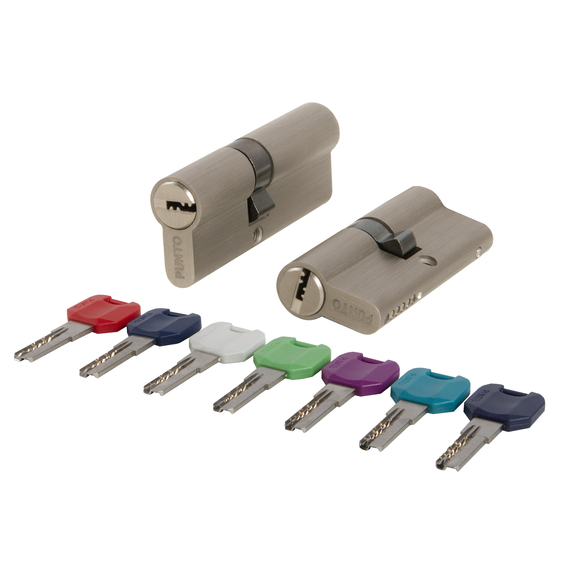 Цилиндр Punto (Пунто) MaxPro7000Key90mm(40+10+40) SN никель 7key