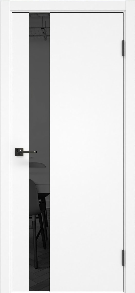 Dorsum-Eco 1.1, Экошпон Белый, ABS-кромка черная с 4-х сторон