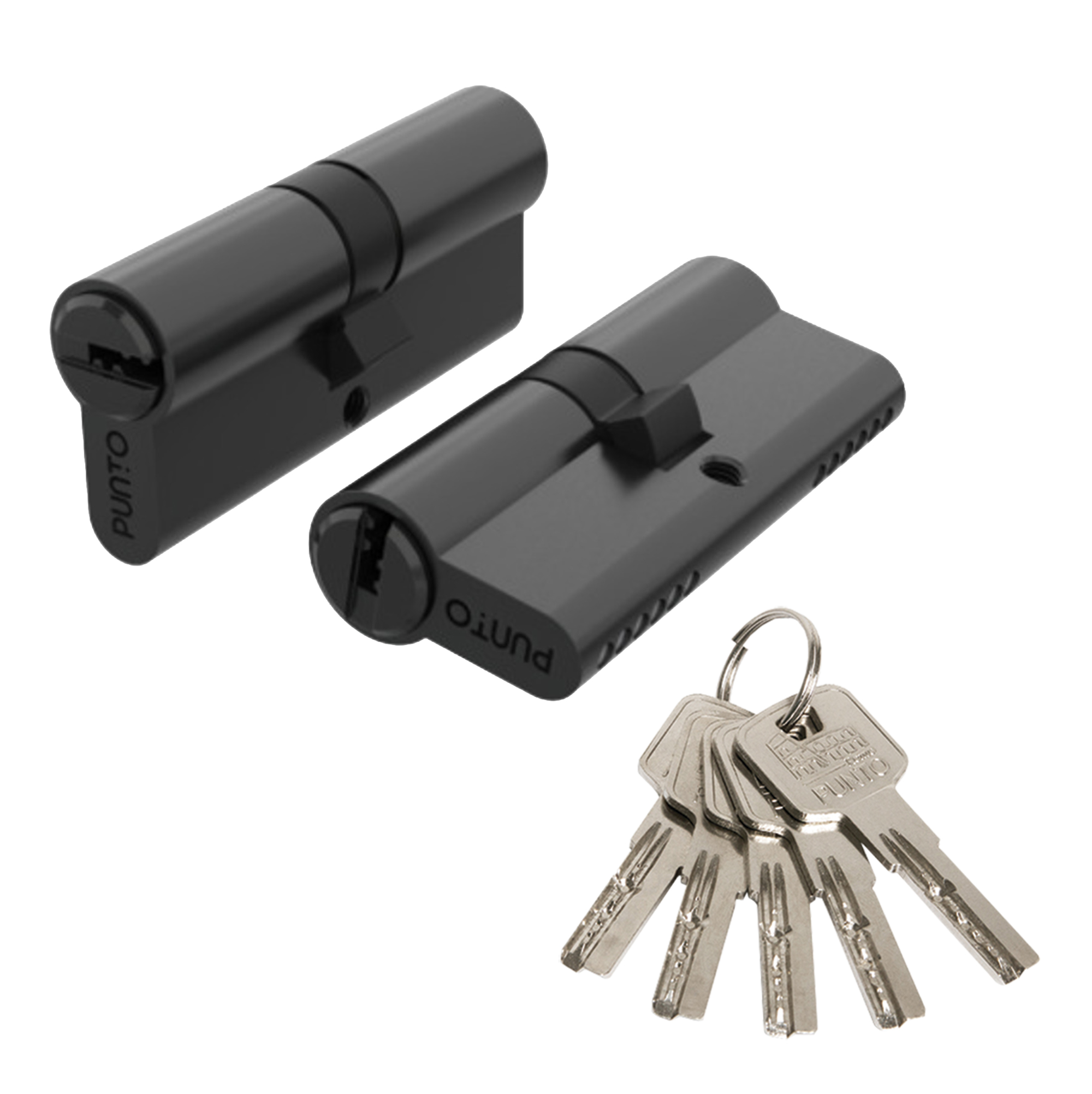 Цилиндр Punto (Пунто) Z3000Key100(30+10+60) BL черный