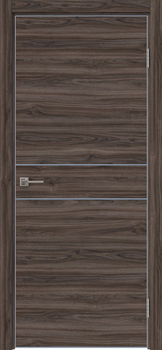 Dorsum-Eco 12.2, Экошпон Орех Пекан шоколад-602 H, AL-кромка хром с 4-х сторон
