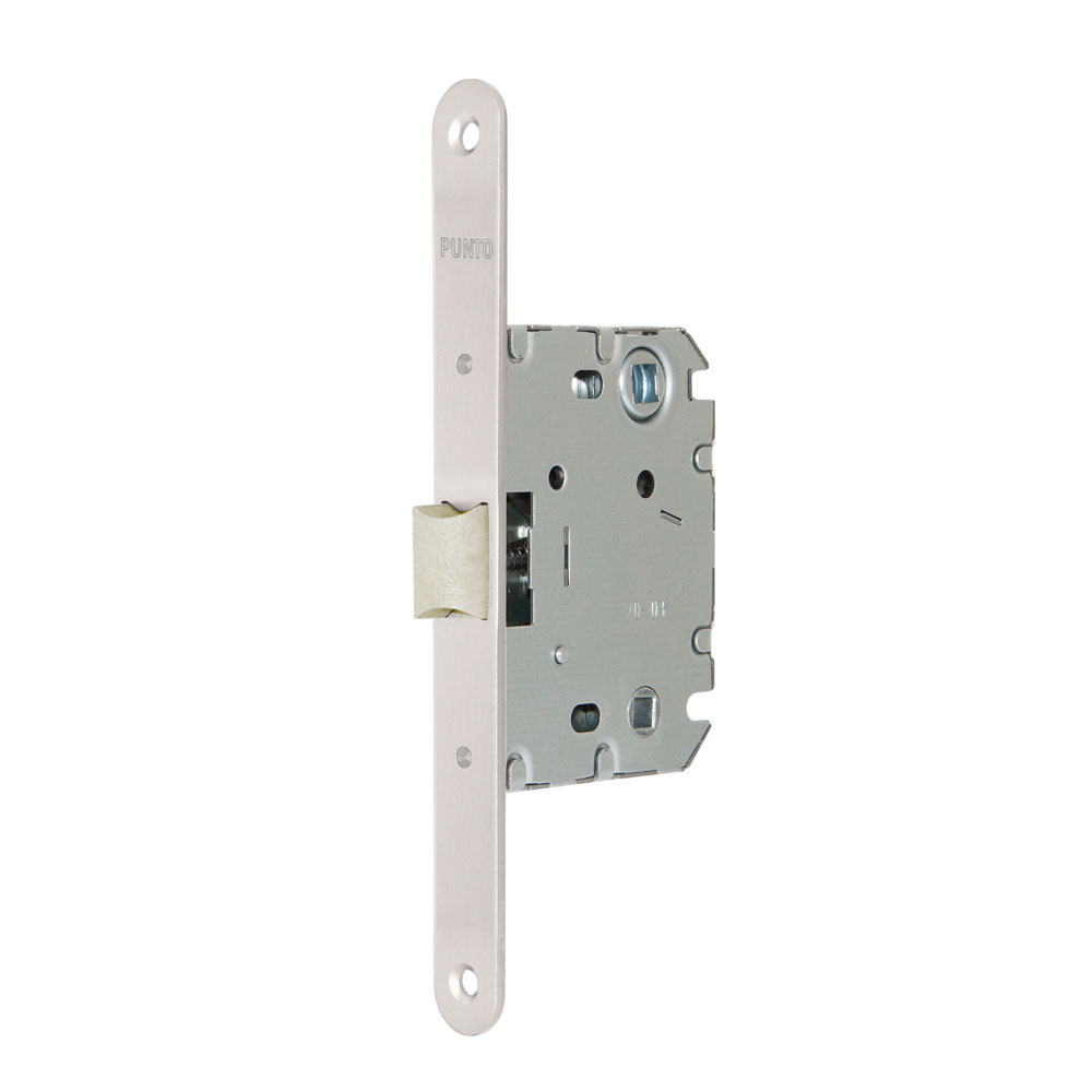 Защелка Punto (Пунто) PLASTPL70X-R20 (PL70X-R20 SN) (врезная) SN мат. никель упаковка