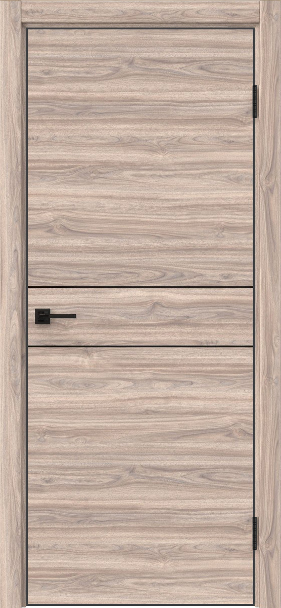 Dorsum-Eco 12.2, Экошпон Орех Пекан сливочный-604 H, AL-кромка черная с 4-х сторон