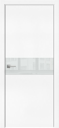 Dorsum-Eco 9.1, Экошпон Эмалит белый, AL-кромка черная с 2-х сторон