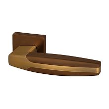 Ручка дверная ARC-USQ2-BBSBB-17 (ЦАМ, коричневая бронза – матовая коричневая бронза)