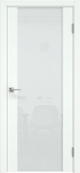 Межкомнатная дверь Vitrum 1.3 эмаль RAL 9003, триплекс белый