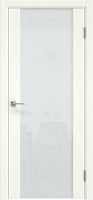 Межкомнатная дверь Vitrum 1.3 эмаль RAL 9010 слоновая кость, триплекс белый
