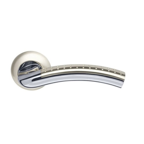 Ручка дверная LIBRA-LD26-1SNCP-3 (ЦАМ, матовый никель – хром)