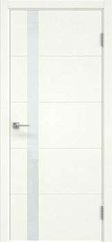 Межкомнатная дверь Dorsum 3.1F эмаль RAL 9010 слоновая кость, лакобель белый