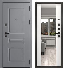 Нокс Люкс 150 шагрень графит мягкая / 71z шагрень белая КВ