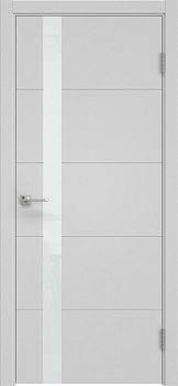 Межкомнатная дверь Dorsum 3.1F эмаль RAL 7047, лакобель белый