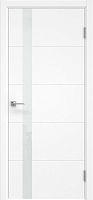 Межкомнатная дверь Dorsum 3.1F эмаль белая, лакобель белый